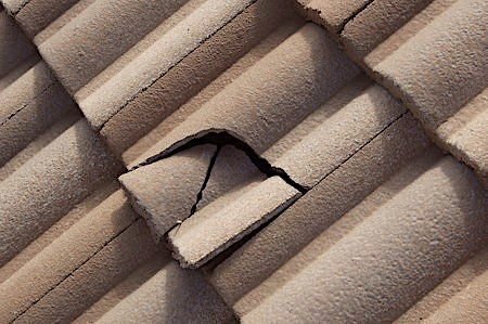 Roof restoration work